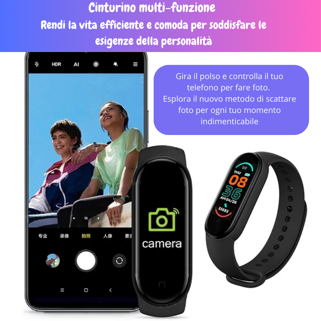 Smartwatch M7 Smart Band Fitness Tracker Sport Cardiofrequenzimetro