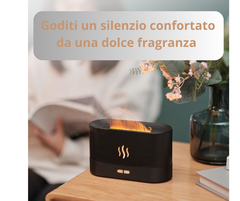 Flame Essential Oil Diffuser Umidificatore di aromaterapia