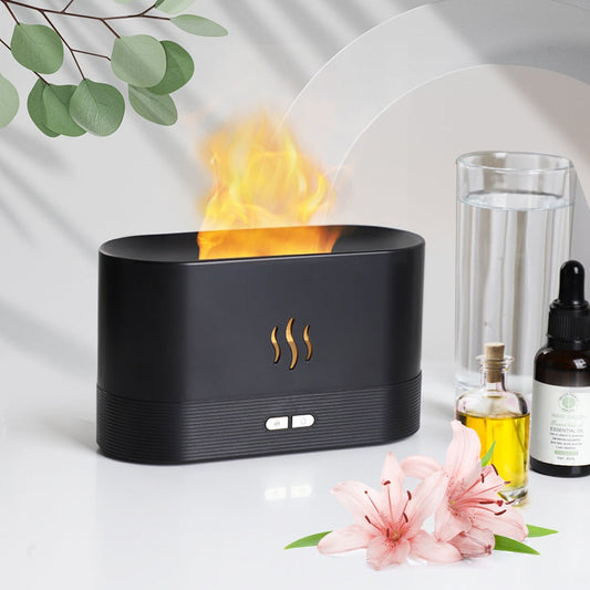 Flame Essential Oil Diffuser Umidificatore di aromaterapia